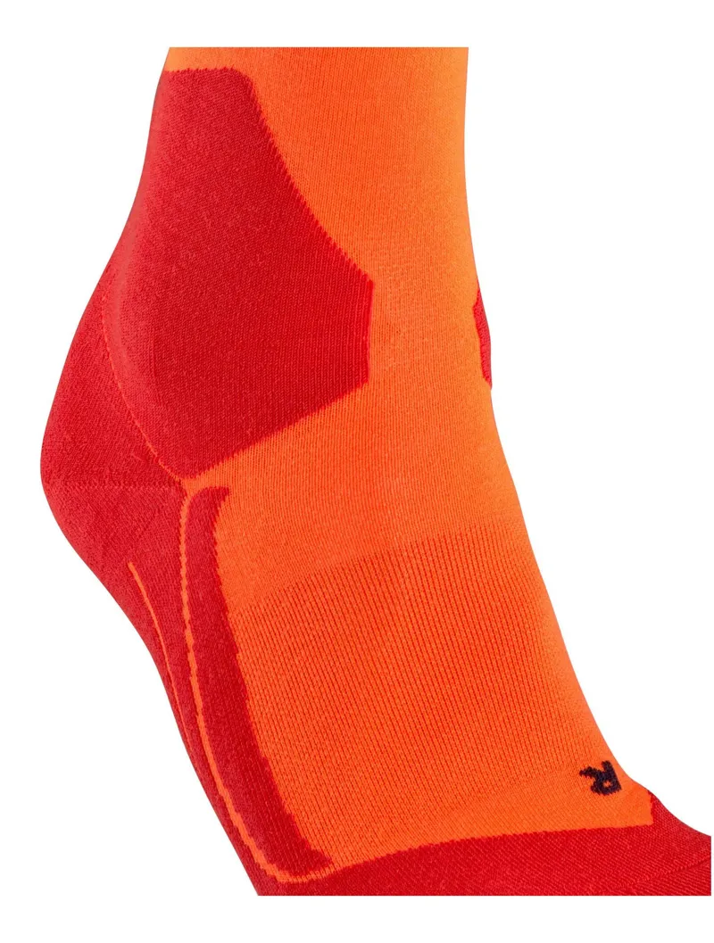 Falke Ski Socks SK4 Mens Padded Low Volume Sock in Orange-4