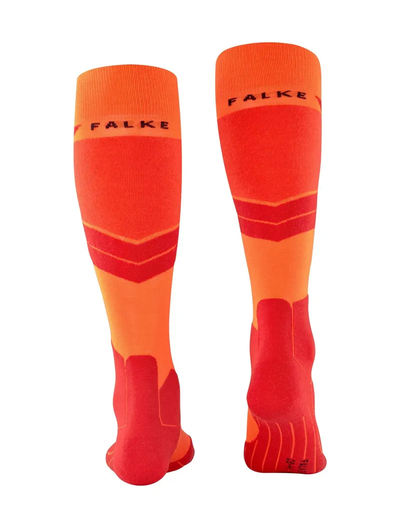 Falke SK4 Mens Orange Ski Snowboard Socks Insulated Warm Winter