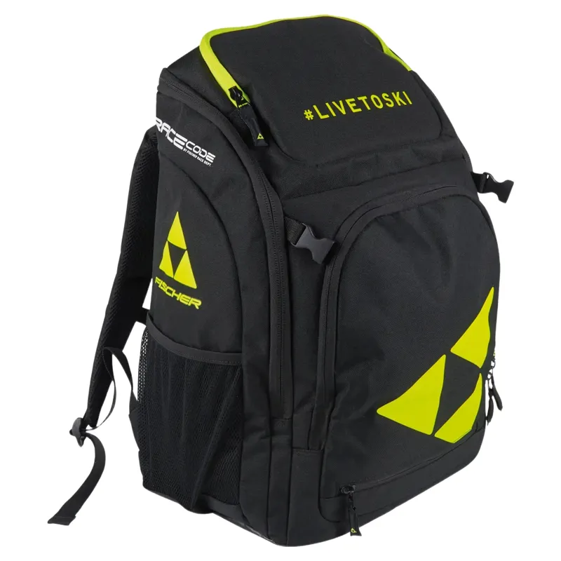 Fischer Alpine Race Ski Boot and Helmet Backpack 36L