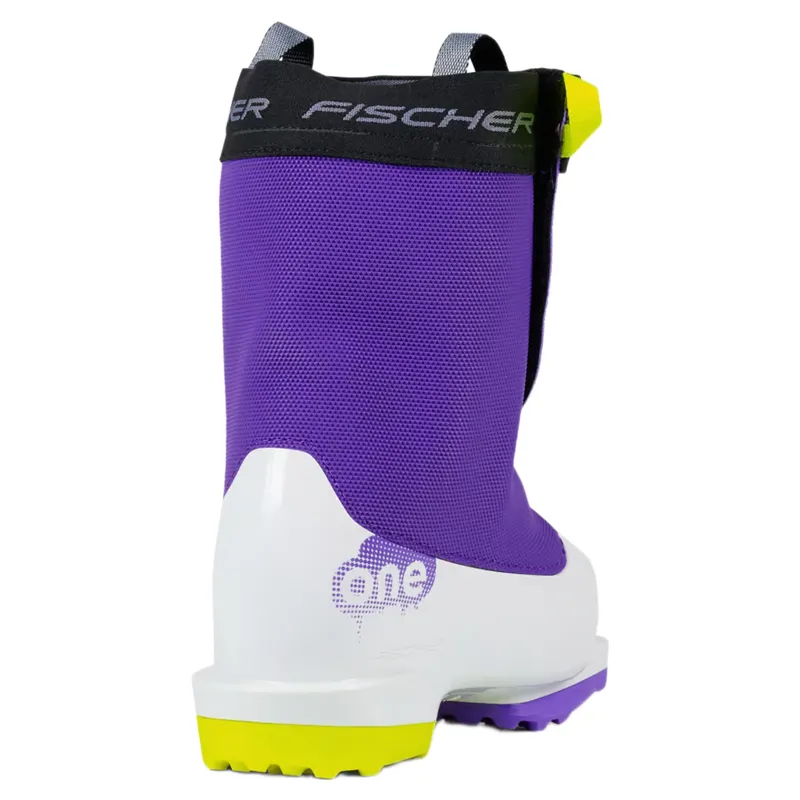 Fischer ONE Children's Ski Boot in Snow/Purple-2