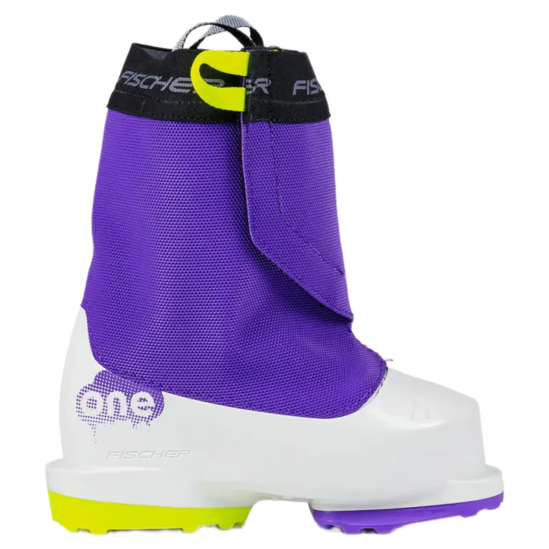 Fischer ONE Children's Ski Boot in Snow/Purple