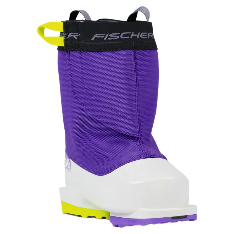 Fischer ONE Children's Ski Boot in Snow/Purple-1