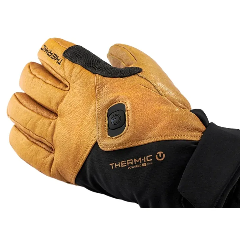 Therm'ic Freeride Ultra Heat Heated Ski Gloves in Brown and Black-8