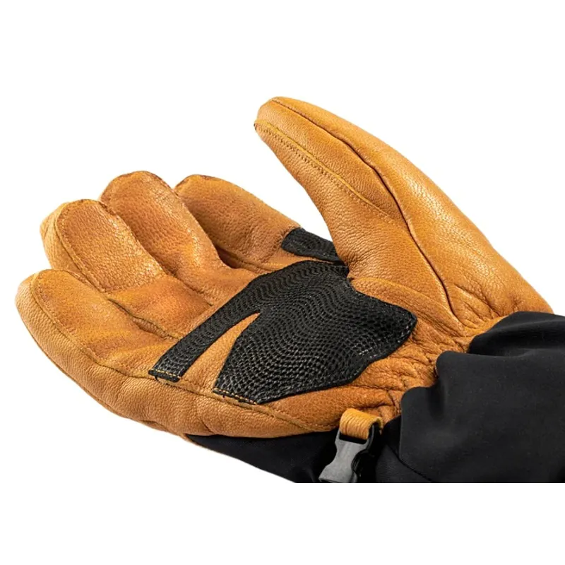 Therm'ic Freeride Ultra Heat Heated Ski Gloves in Brown and Black-7