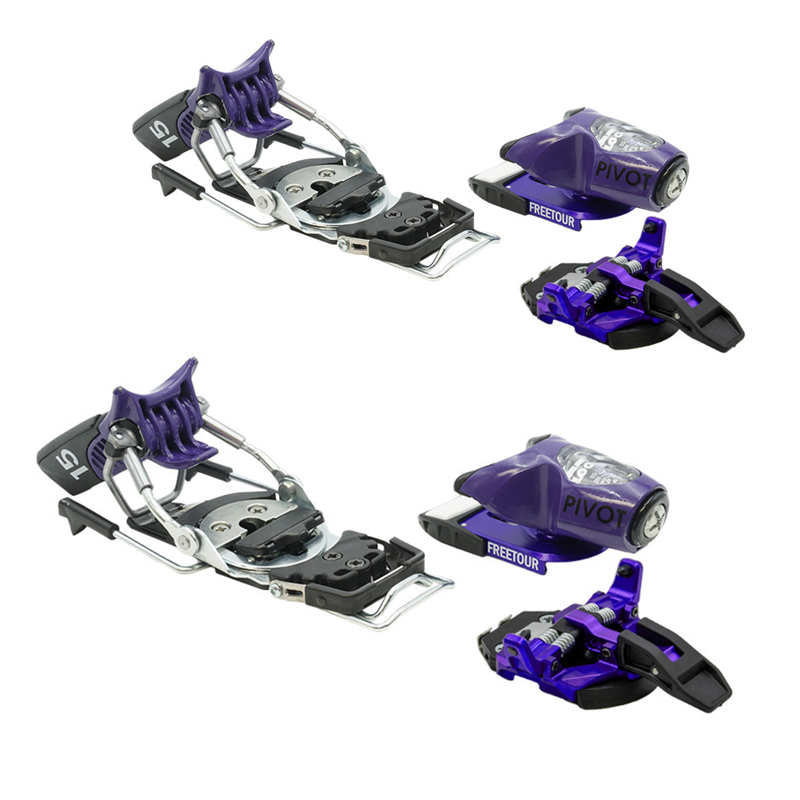 CAST Freetour 2.0 Pivot 15 Freeride Ski Binding 115mm Brake Purple