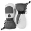 Hestra Heater Gauntlet Heated Mittens in Grey White