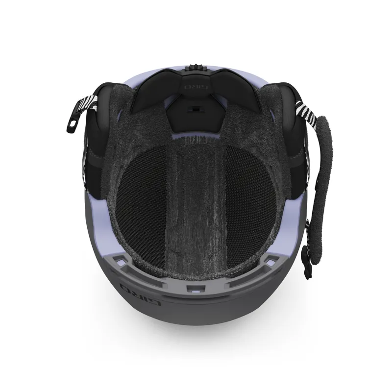 Giro Terra Mips Womens Ski Helmet in Charcoal and Lilac-4
