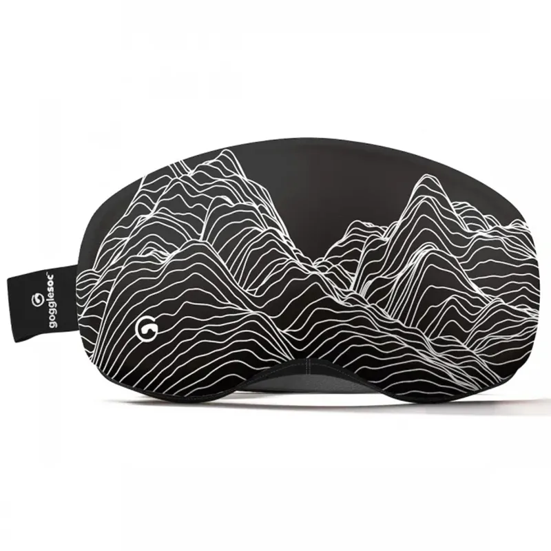 GoggleSoc Black Contour Lines Pro Goggle Lens Cover
