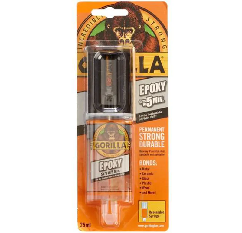 Gorilla Epoxy Glue 25ml Easy Dispensing Pack