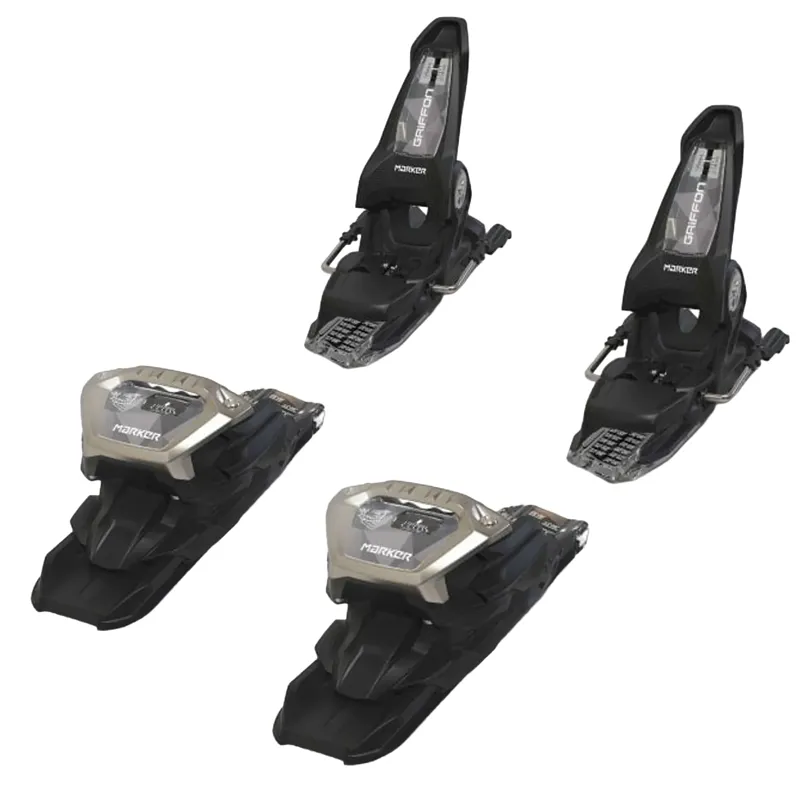 Griffon 13 Demo Bindings in Black with a 90mm Brake