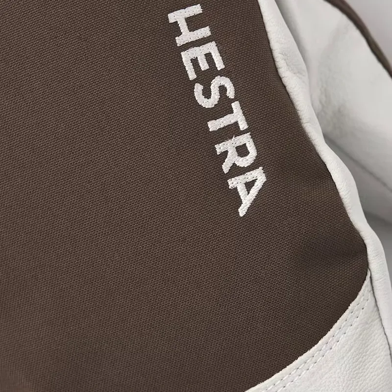 Hestra Army Leather Heli Ski and Snowboard Mitten Unisex Espresso-1