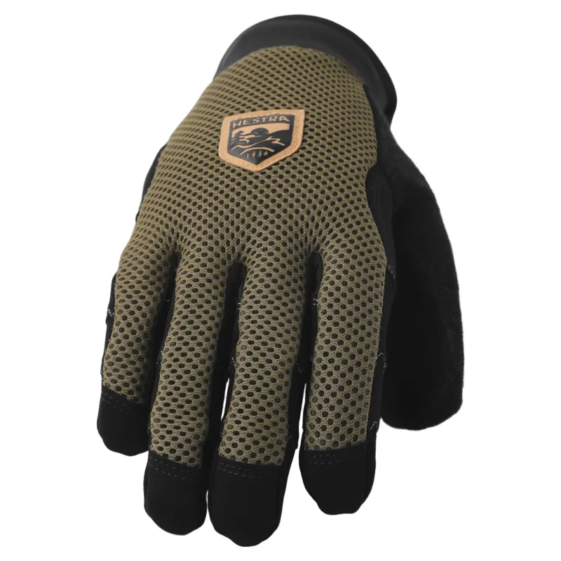 Hestra Ergo Grip Enduro D3O 5 Finger Glove in Olive/Black-1