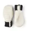 Hestra Fall Line Leather Mitten in Almond White