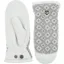 Hestra Gloves Womens Ludvika Mitt In Grey and Off White