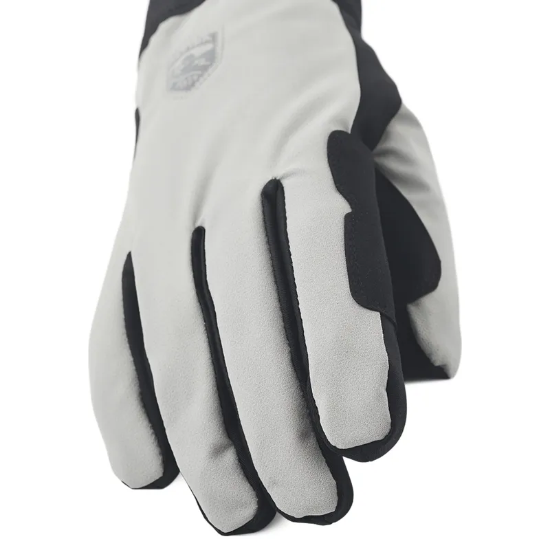Hestra Windbreaker Tracker Full Finger Gloves in Beige/Black-2