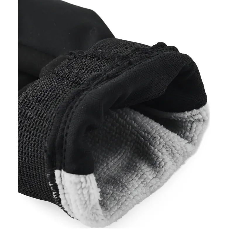Hestra Windbreaker Tracker Full Finger Gloves in Black/Black-5