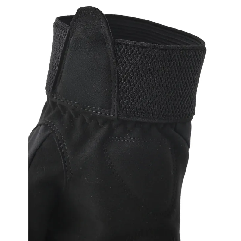 Hestra Windbreaker Tracker Full Finger Gloves in Black/Black-4