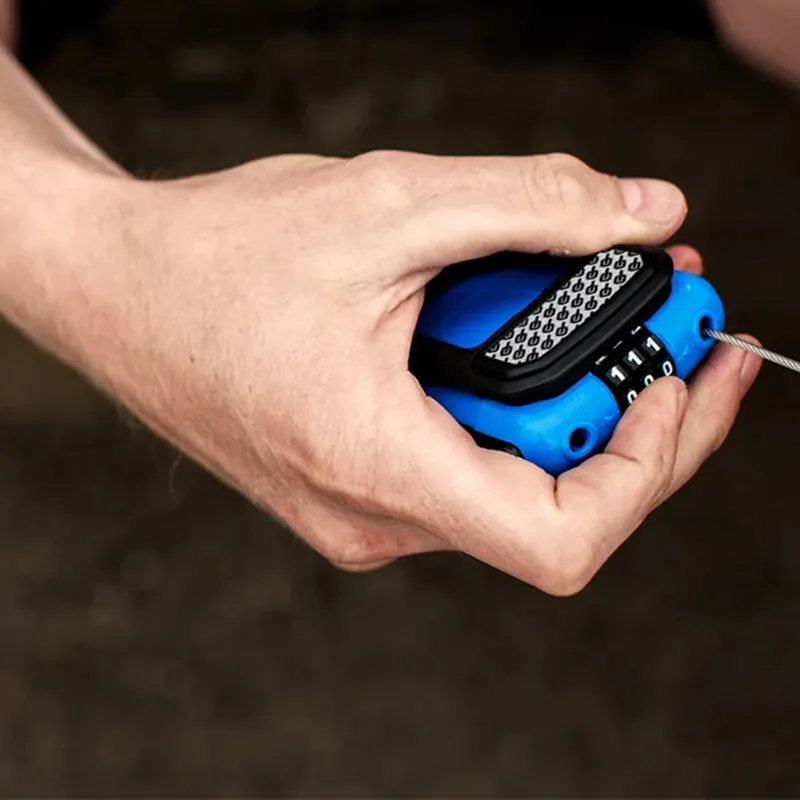 Hiplok FX Compact Cable Combination Lock with 100cm Cable - Red-2