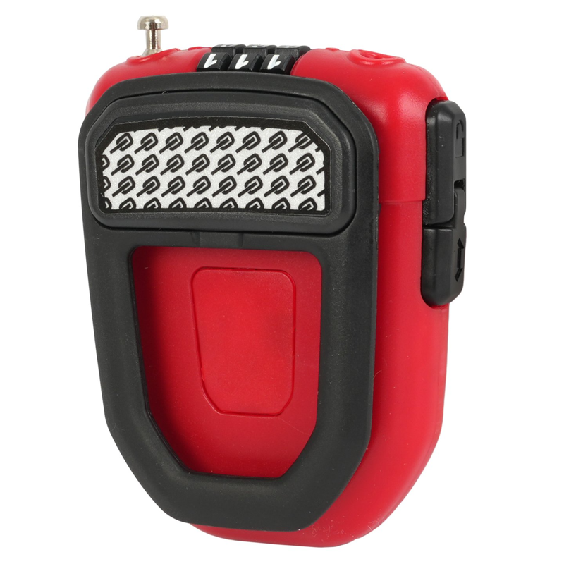 Hiplok FX Compact Cable Combination Lock with 100cm Cable - Red-1