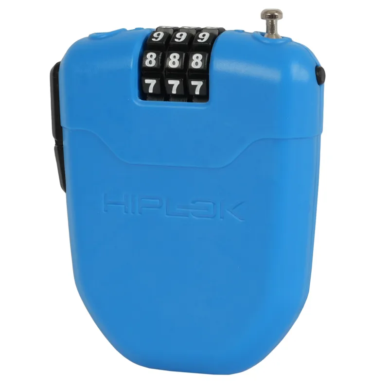 Hiplok FX Compact Cable Combination Lock with 100cm Cable - Cyan
