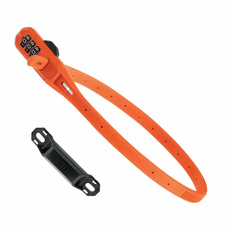 Hiplok Zlok Combo Security Tie Combination Lock In Orange-1