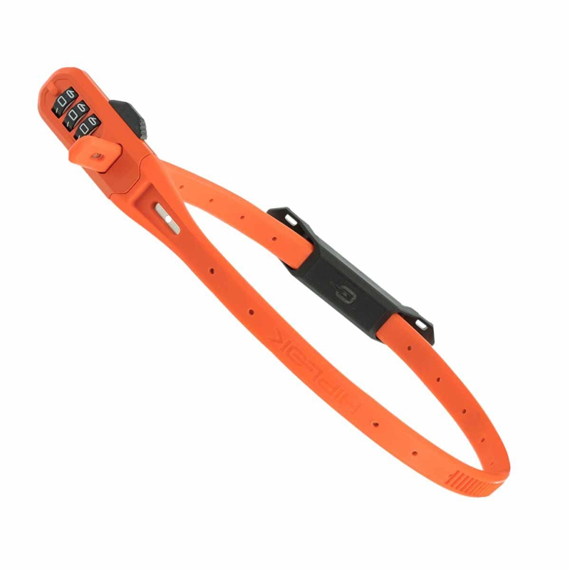 Hiplok Zlok Combo Security Tie Combination Lock In Orange
