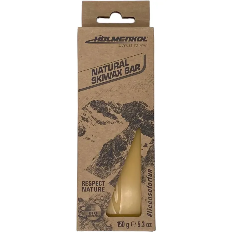 Holmenkol Natural Ski Wax Ski and Snowboard Iron On Wax 150g Block-4