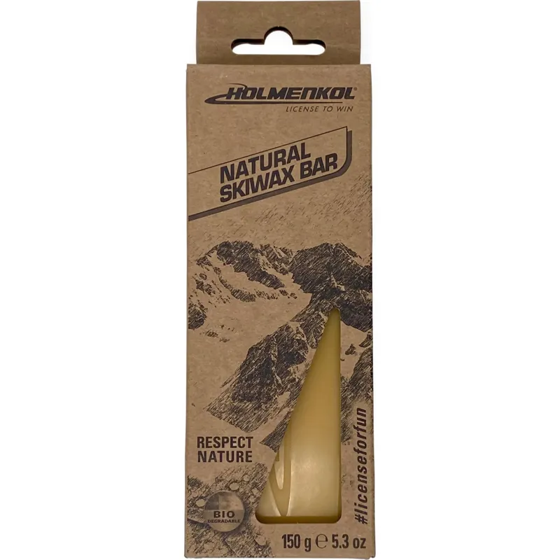 Holmenkol Natural Ski Wax Ski and Snowboard Iron On Wax 150g Block-5