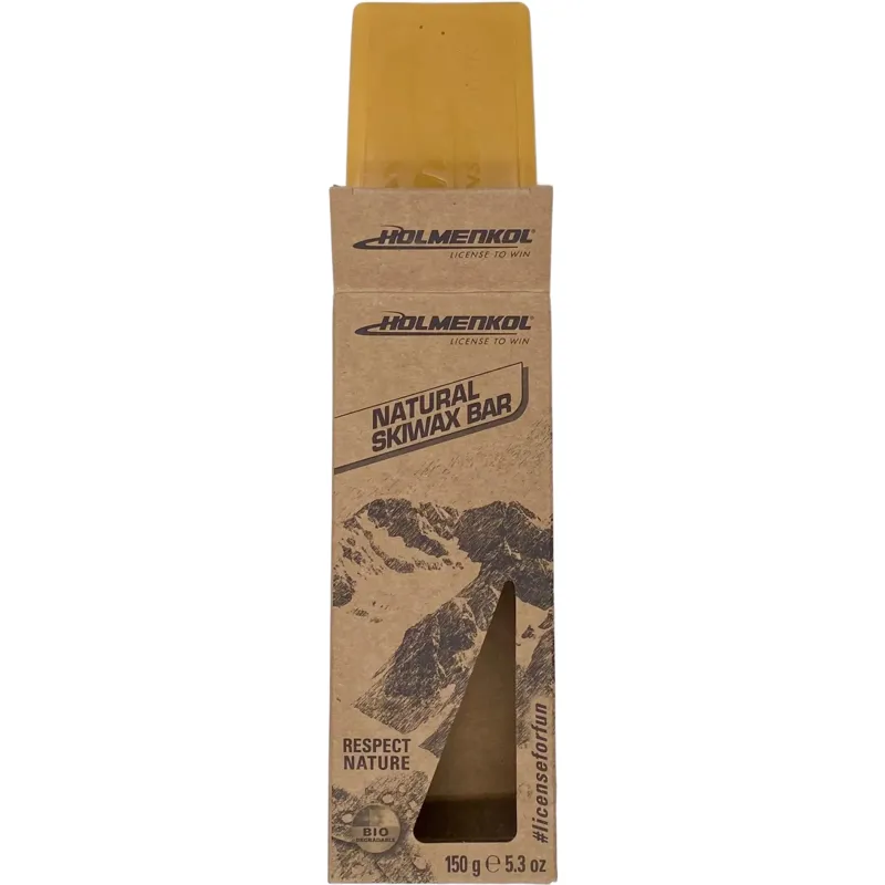 Holmenkol Natural Ski Wax Ski and Snowboard Iron On Wax 150g Block-2