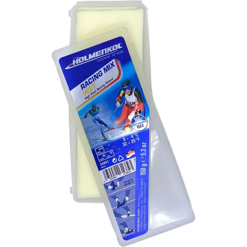 Holmenkol Race Mix WET Ski Race Wax 150g Block-4