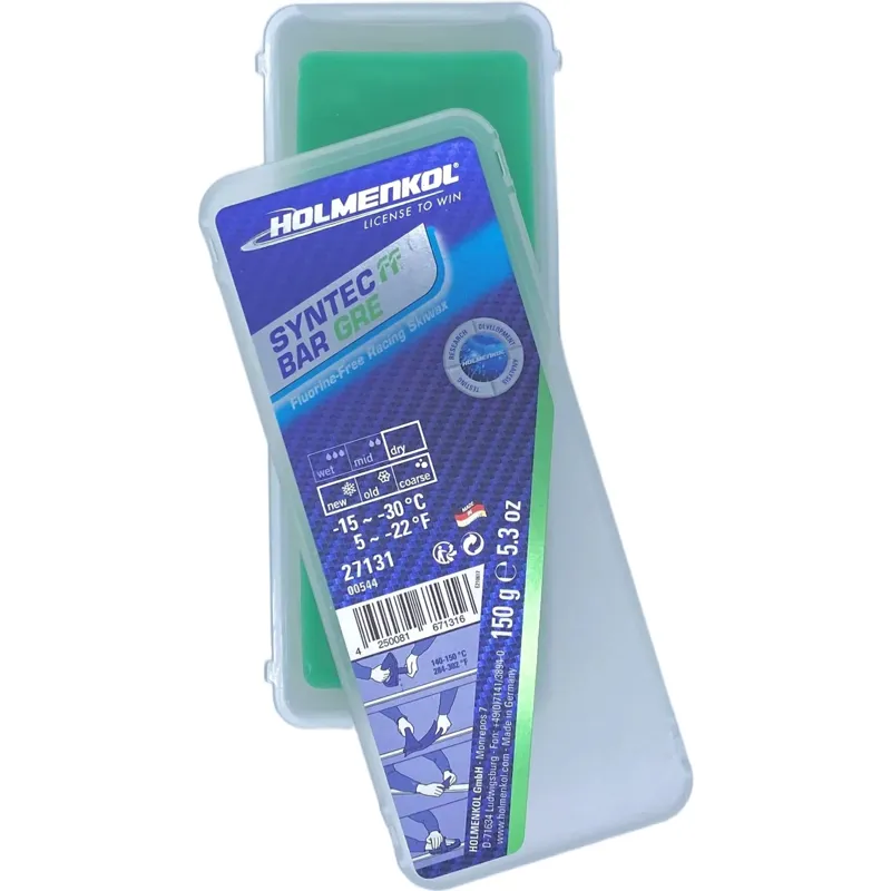 Holmenkol Syntec FF Green Race Wax 150g-5