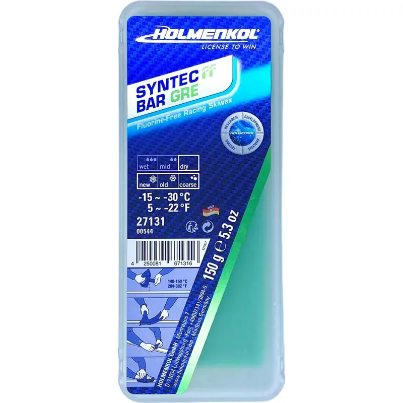 Holmenkol Syntec WC HF 2.0 Extreme Cold Ski Racing Wax 150g-5