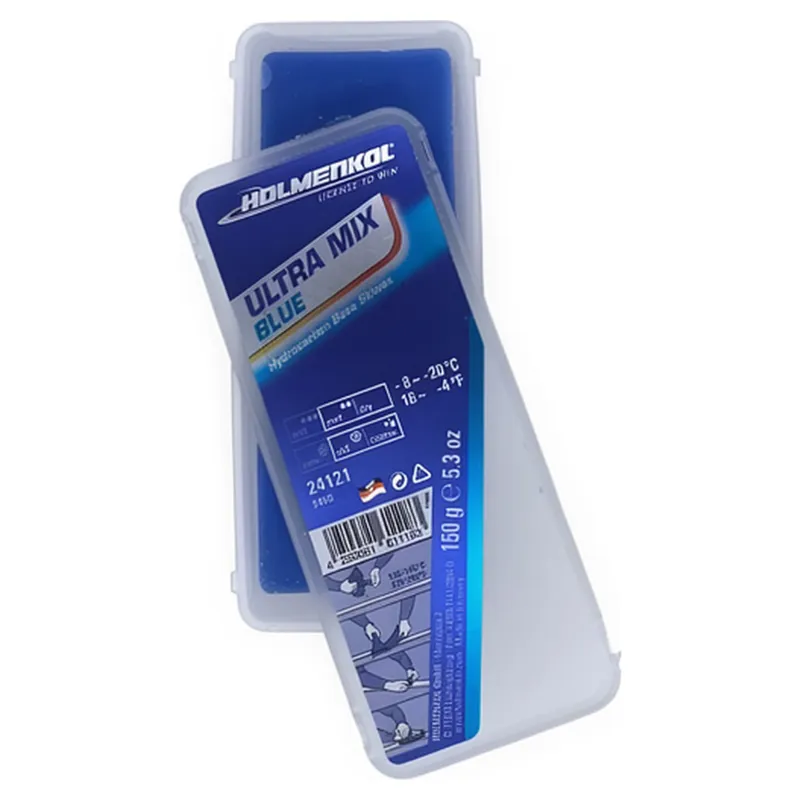 Holmenkol UltraMix Blue Ski And Snowboard Wax 150g-2