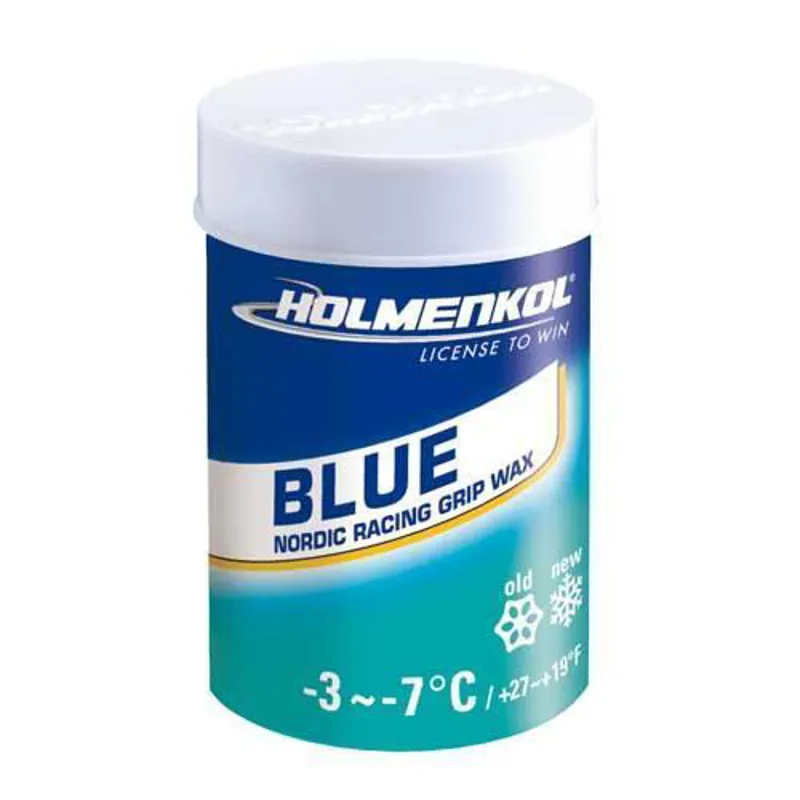 Holmenkol Blue Grip Wax For Nordic XC Skis