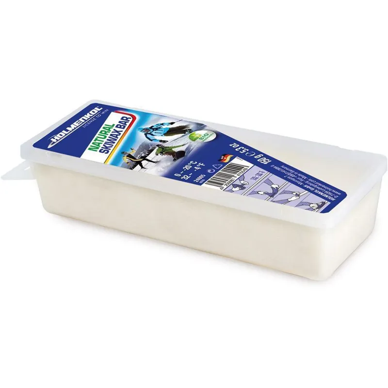 Holmenkol Natural Ski Wax Iron On Hot Wax 150g Block