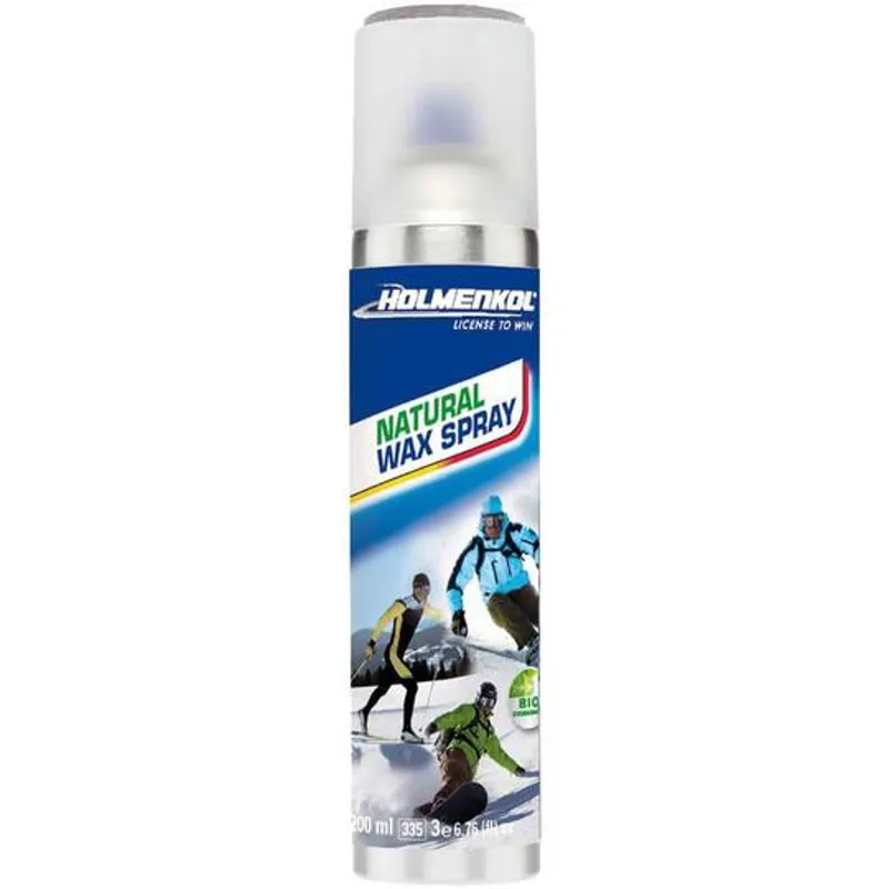 Holmenkol Skiwax Spray Nat Universal Eco Wax for Ski and Snowboard