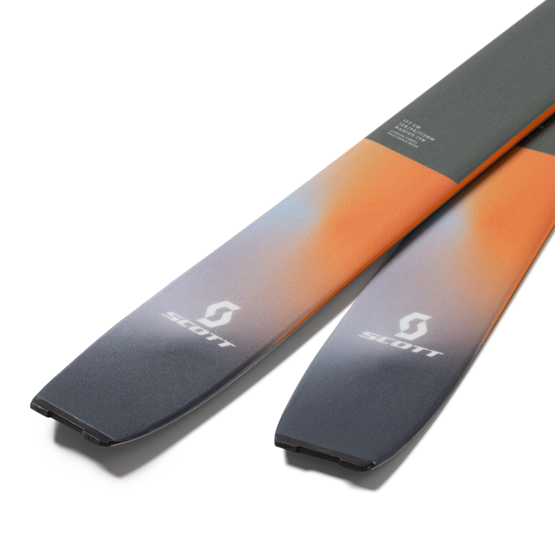 Scott Ski Explorair 95 Ski Touring Skis 2027 Black Orange - Skis Only-4