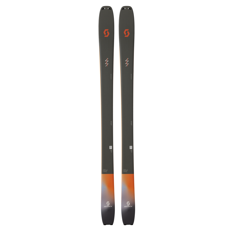 Scott Ski Explorair 95 Ski Touring Skis 2027 Black Orange - Skis Only