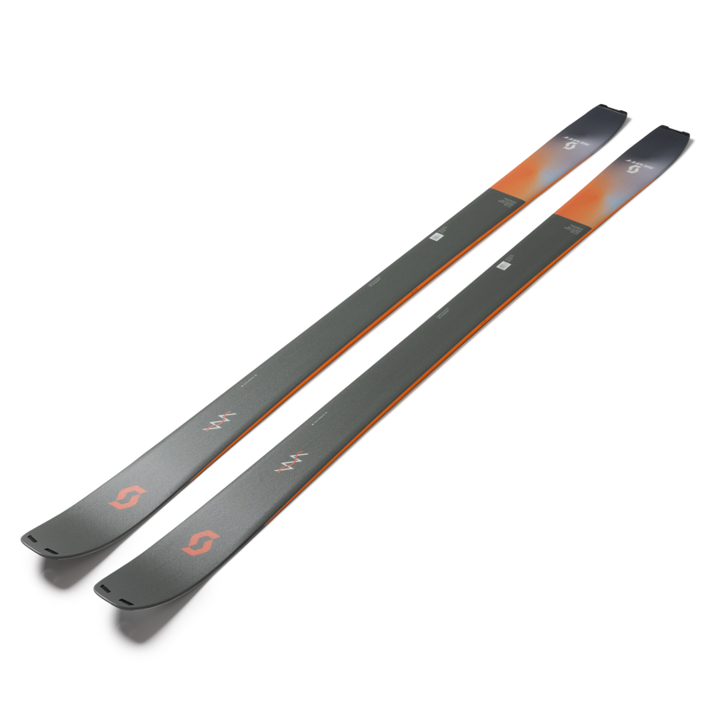 Scott Ski Explorair 95 Ski Touring Skis 2027 Black Orange - Skis Only-2