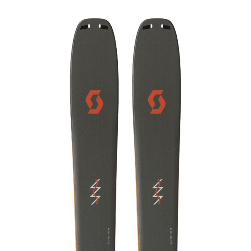 Scott Ski Explorair 95 Ski Touring Skis 2027 Black Orange - Skis Only-1