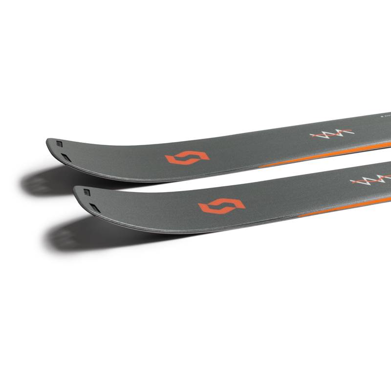 Scott Ski Explorair 95 Ski Touring Skis 2027 Black Orange - Skis Only-3