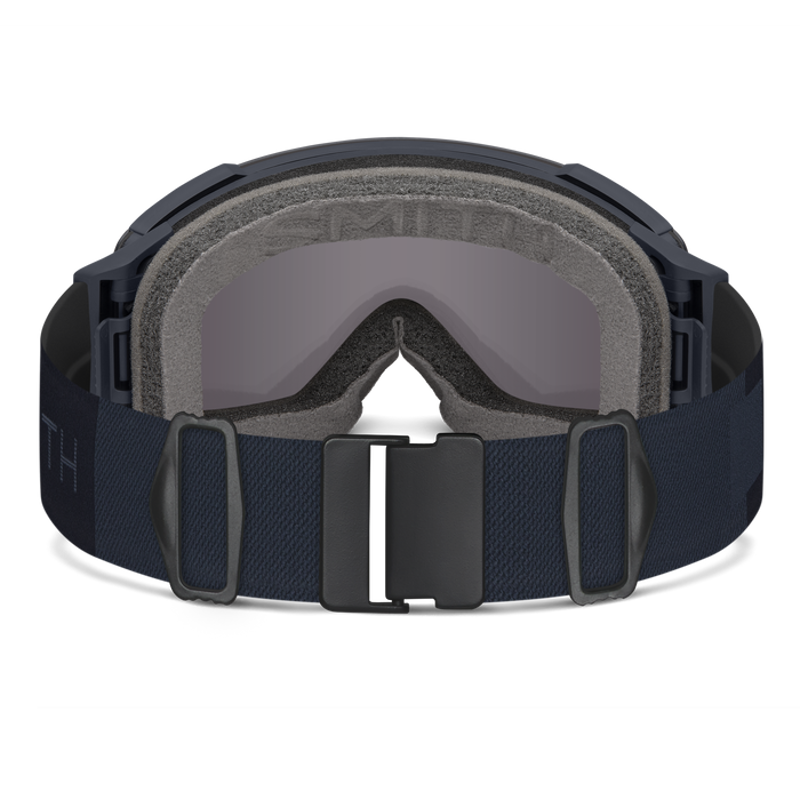 Smith AS I/O MAG Ski Goggles in Navy + Chromapop Platinum + Spare Lens-4