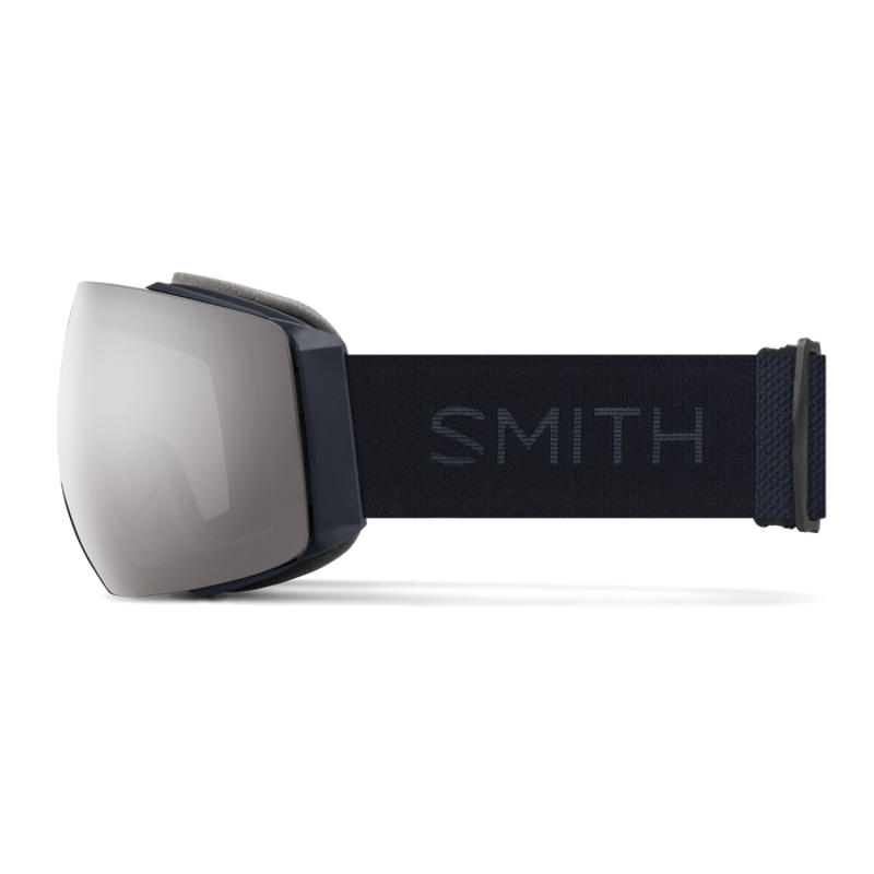 Smith AS I/O MAG Ski Goggles in Navy + Chromapop Platinum + Spare Lens-1
