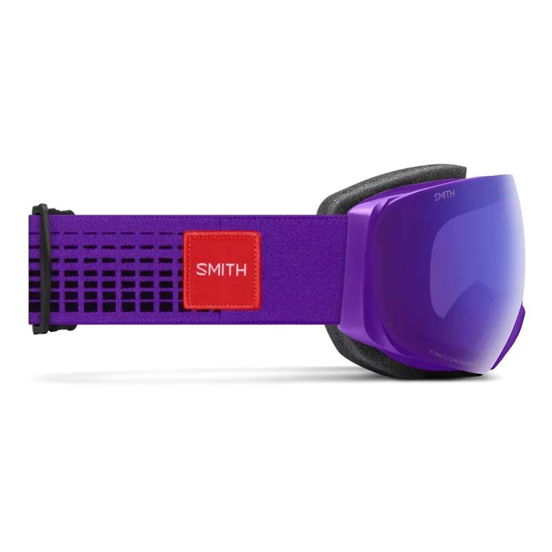 Smith I/O MAG S Goggles in Fresh Purple + Chromapop Everyday Violet Mirror + Spare Lens-2