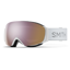 Smith I/O MAG S Goggles in White + Chromapop Rose Gold + Spare Lens