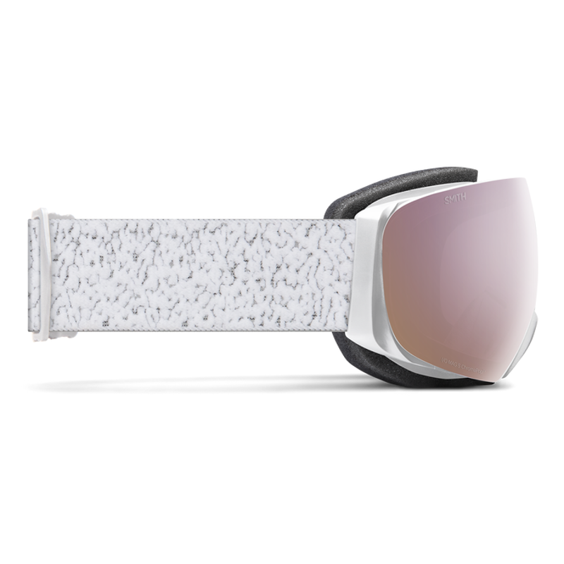 Smith I/O MAG S Goggles in White + Chromapop Rose Gold + Spare Lens-3