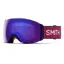 Smith IO MAG XL Ski Goggles in Deep Plum Gradient CP Everyday Violet Mirror + CP Storm Amber