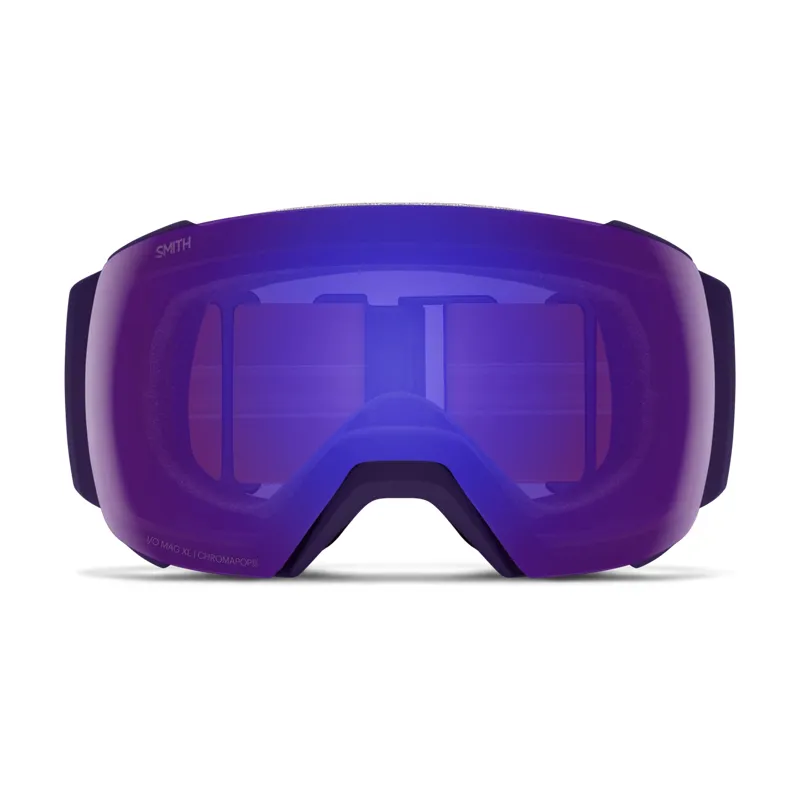 Smith IO MAG XL Ski Goggles in Deep Plum Gradient CP Everyday Violet Mirror + CP Storm Amber-2