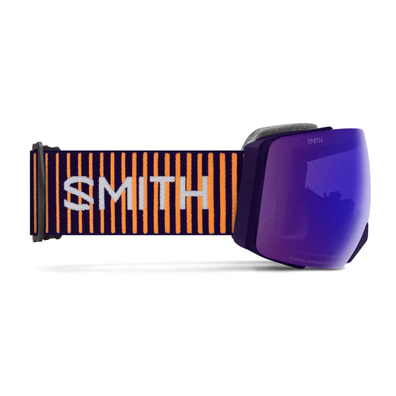 Smith IO MAG XL Ski Goggles in Deep Plum Gradient CP Everyday Violet Mirror + CP Storm Amber-3