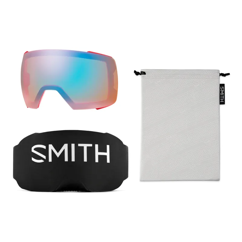 Smith IO MAG XL Ski Goggles in Patrol with CP Sun Black Gold Mirror + Storm Lens-4